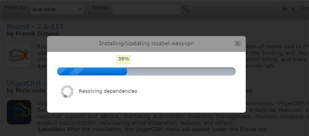 openvpn on issabel pbx 4